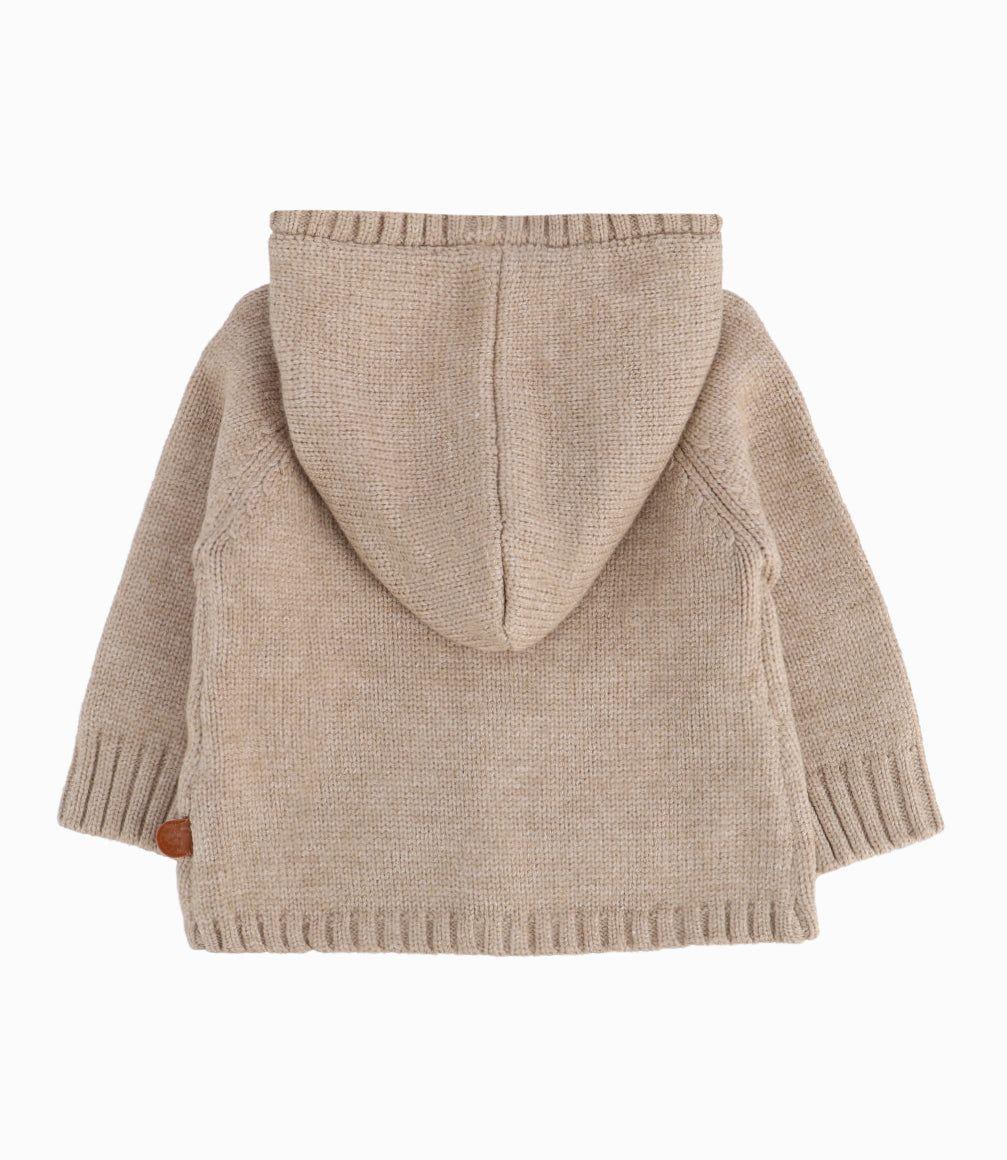 CHALECO Con Zorrito Recién Nacido  Khaky Black and Blue-2