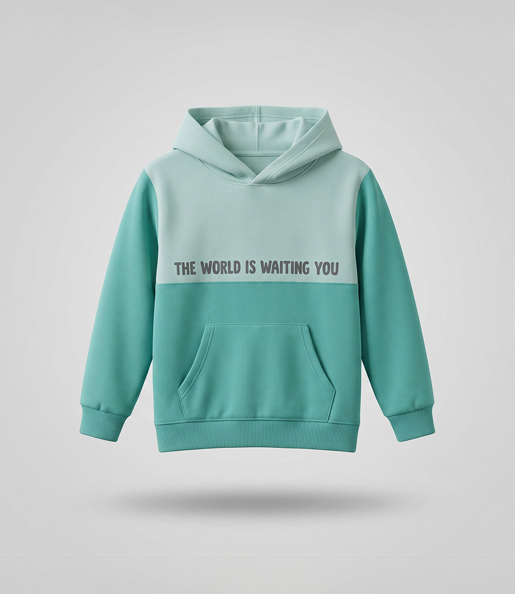Buzo niño color block V11191270276 menta 4 Kids-2