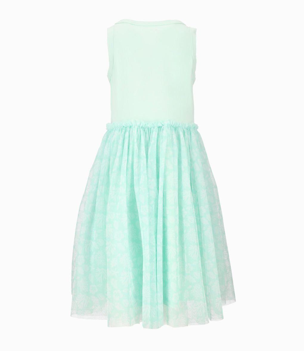 Vestido niña con tull menta 4 Kids-1