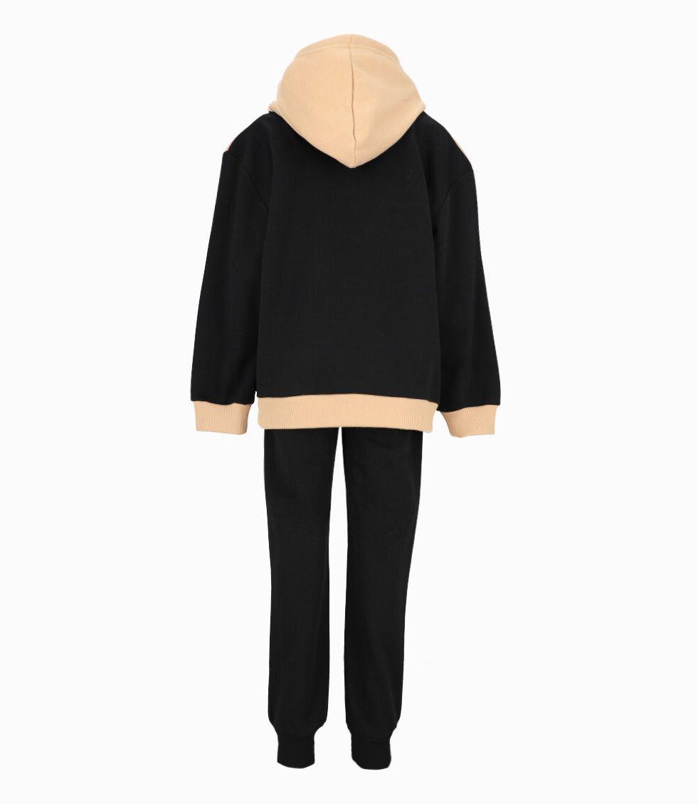 Buzo niño con diseño beige Black and Blue-1
