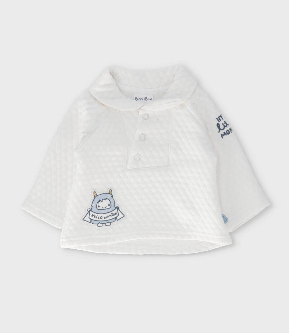 Conjunto recién nacido winter blanco Black and Blue-1