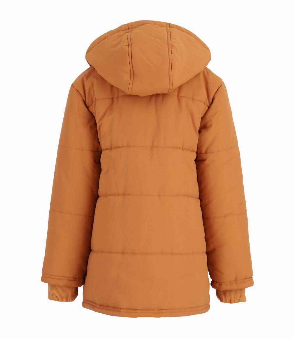Parka Niño Impermeable Camel-1