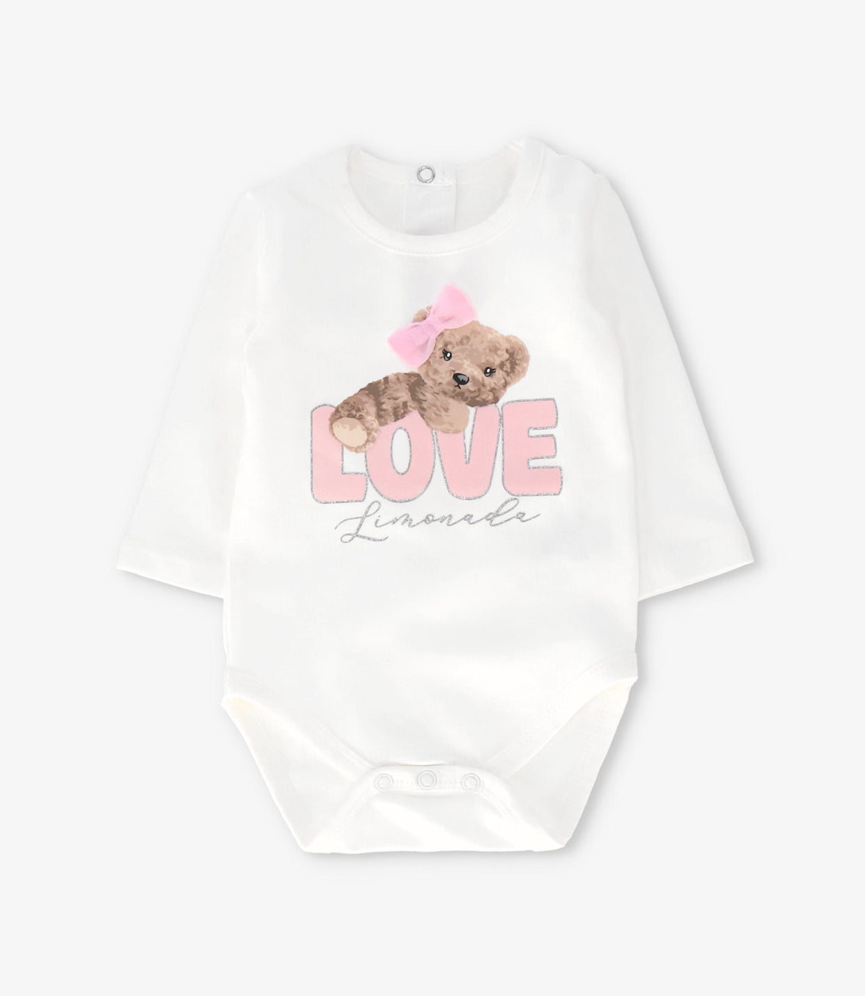 Conjunto recién nacida con osito rosado Limonada-1