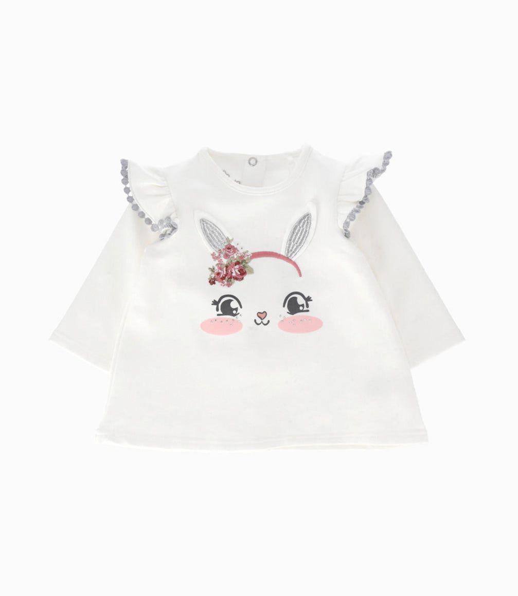 Conjunto recién nacida de polera y calzas gris Limonada-1