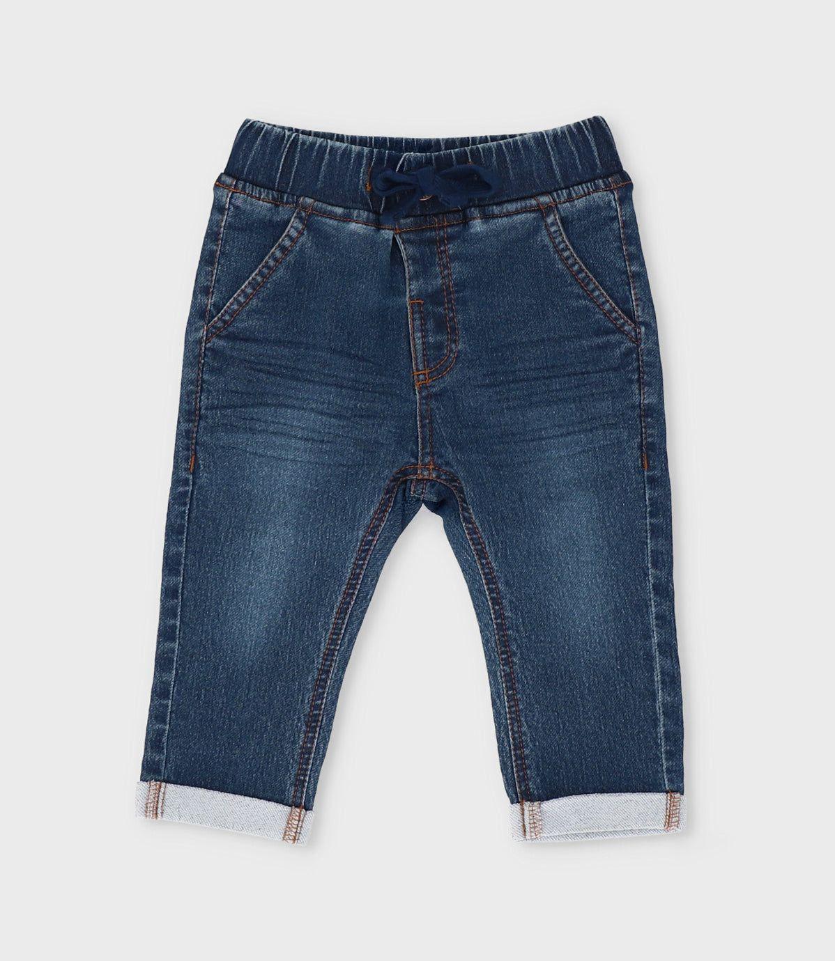 Jeans bebé baggy azul Black and Blue-1