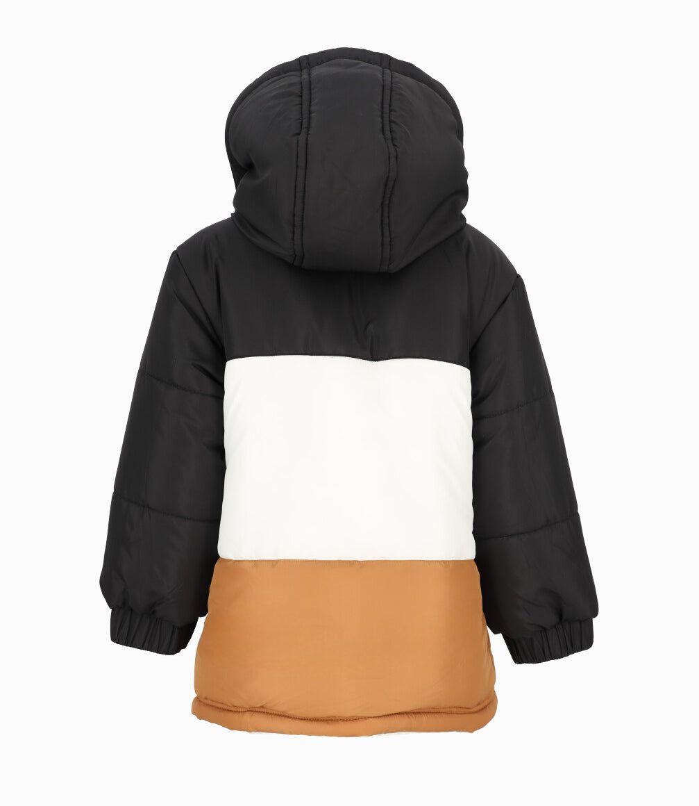 Parka bebés impermeable negro Black and Blue-1