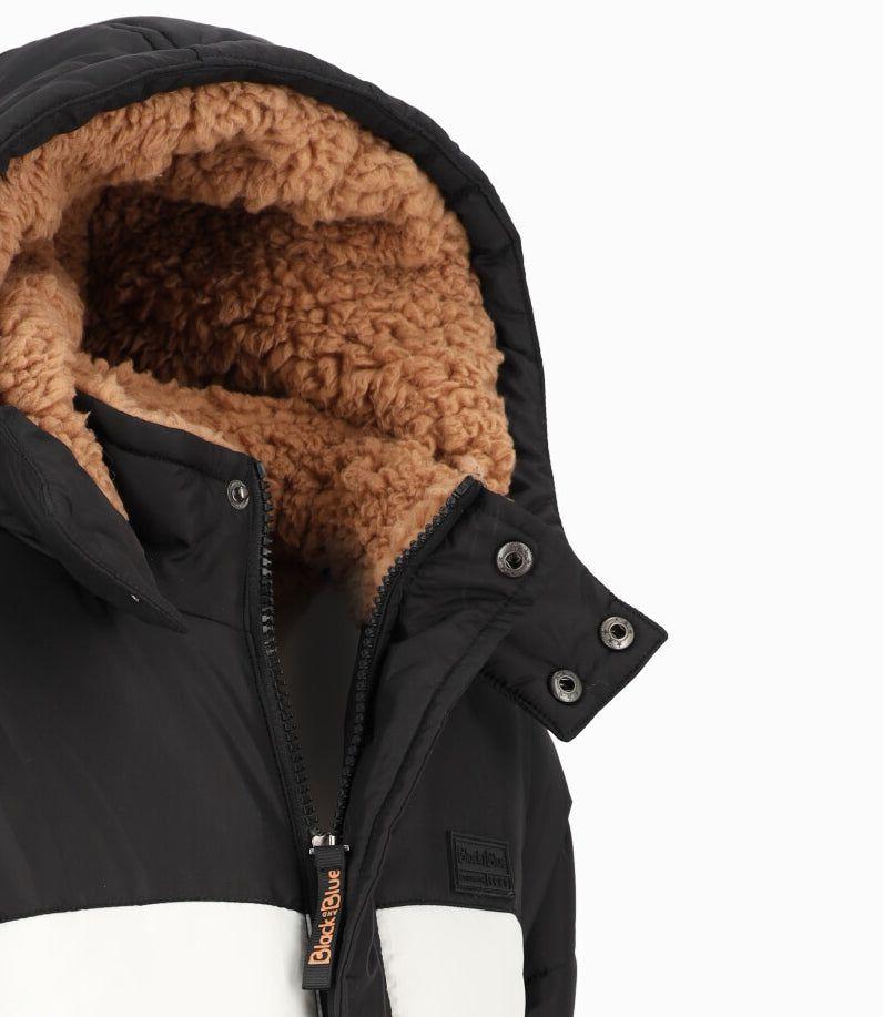 Parka bebés impermeable negro Black and Blue-2