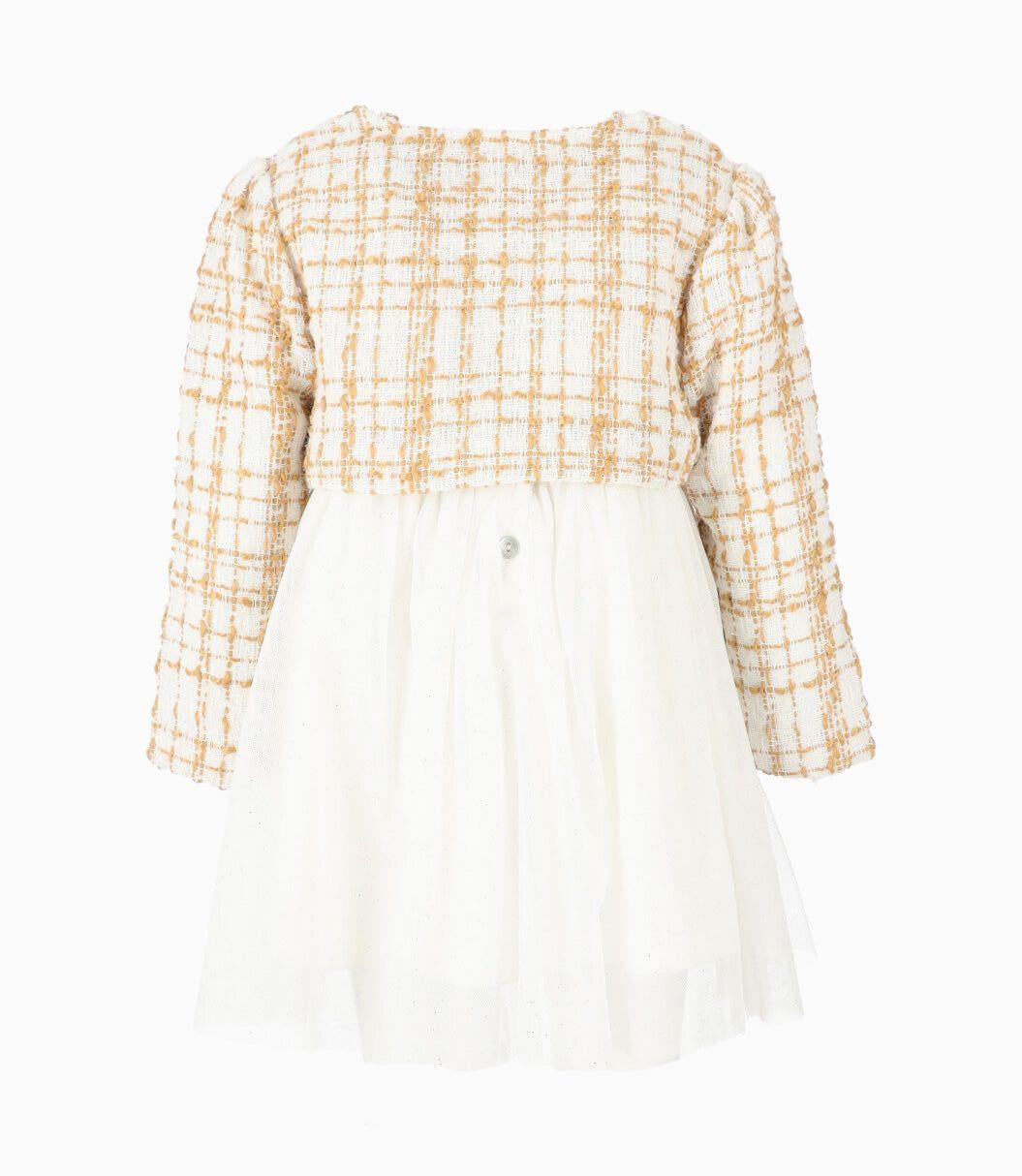 Vestido bebé con bolero Blanco LIMONADA-2