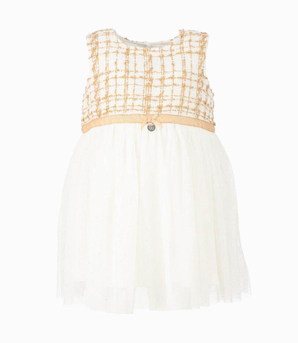 Vestido bebé con bolero Blanco LIMONADA-3