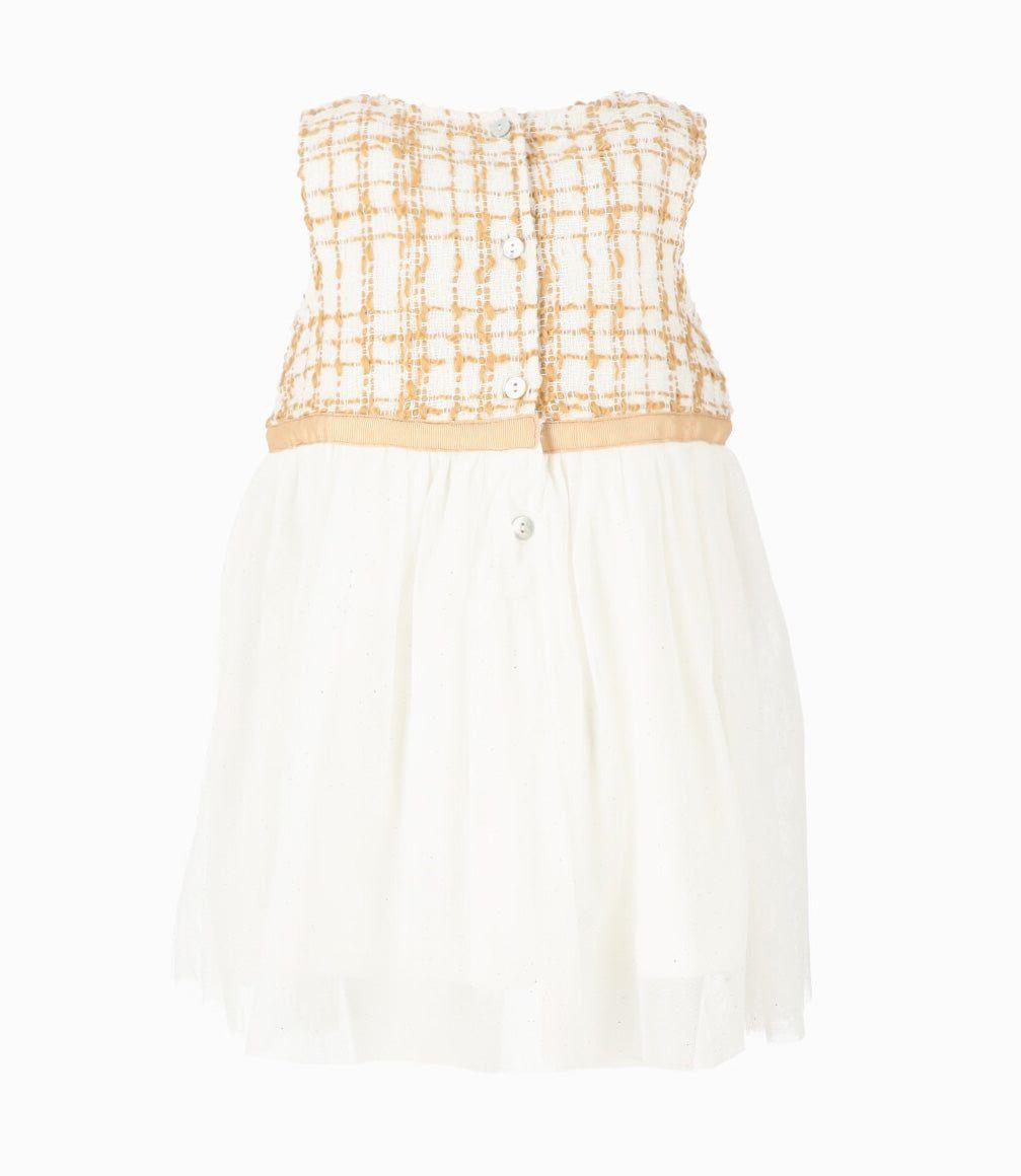 Vestido bebé con bolero Blanco LIMONADA-4