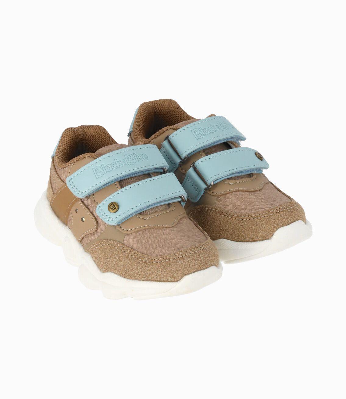 Zapatilla bebés con luces beige Black and Blue-0