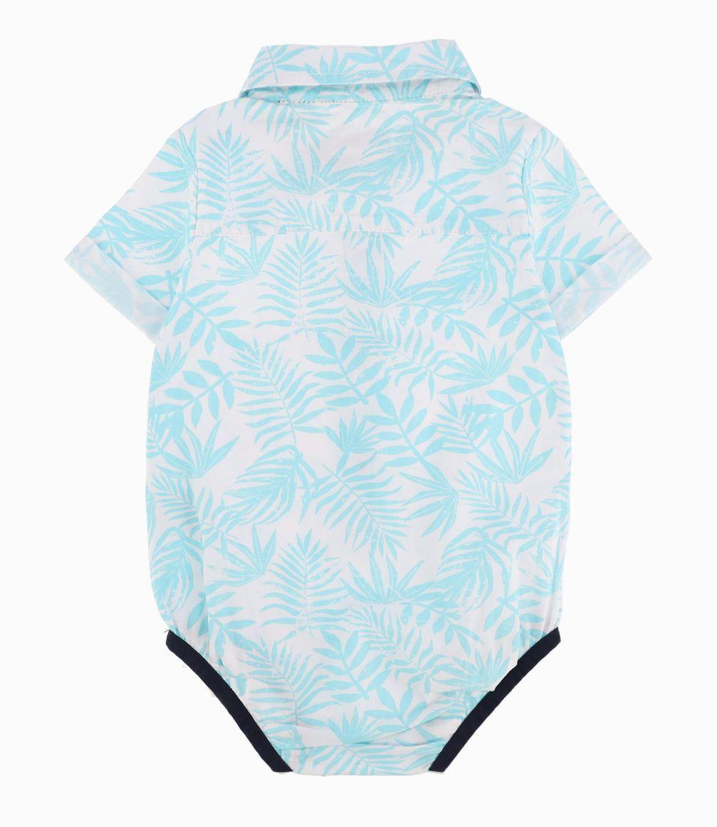 Camisa Bebé Niño Con Diseño Turquesa-2