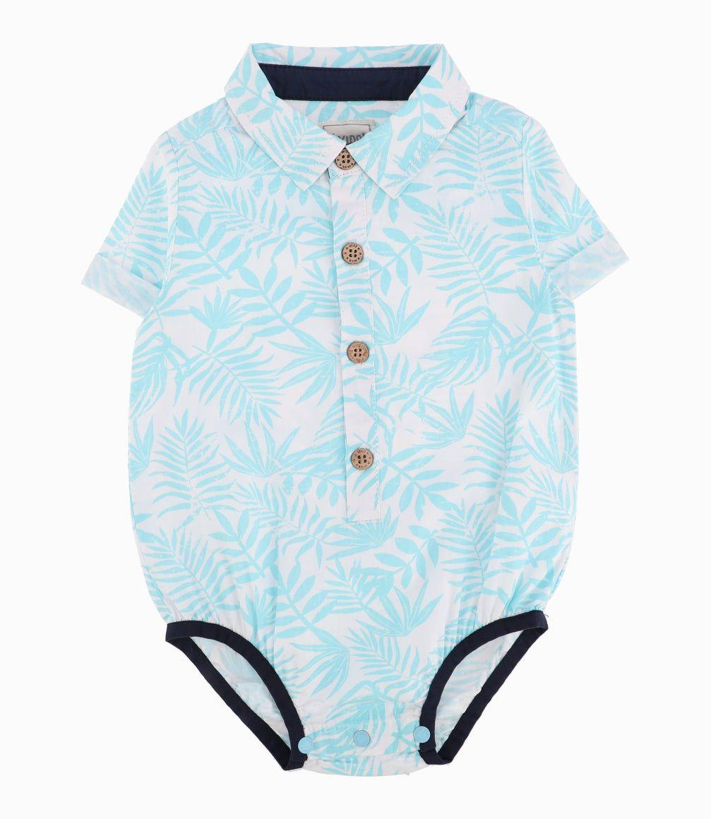 Camisa Bebé Niño Con Diseño Turquesa-3