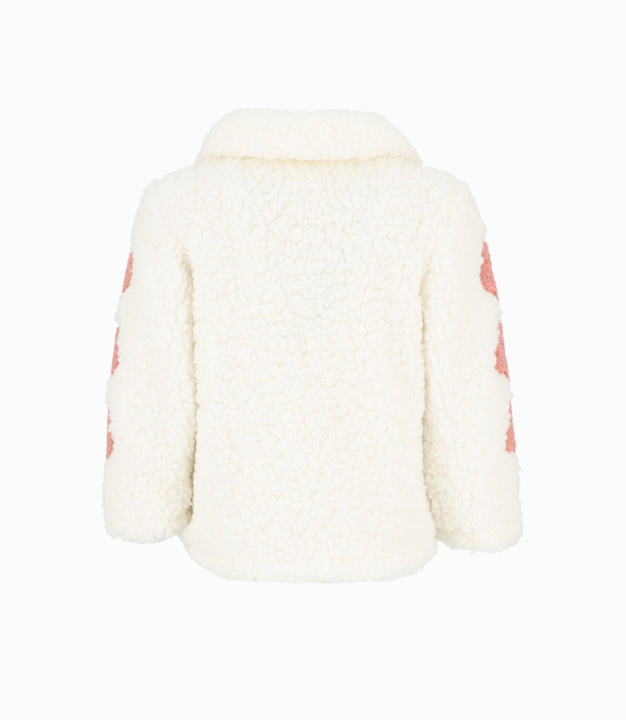 Chaqueta bebés flores blanco 4 Kids-1