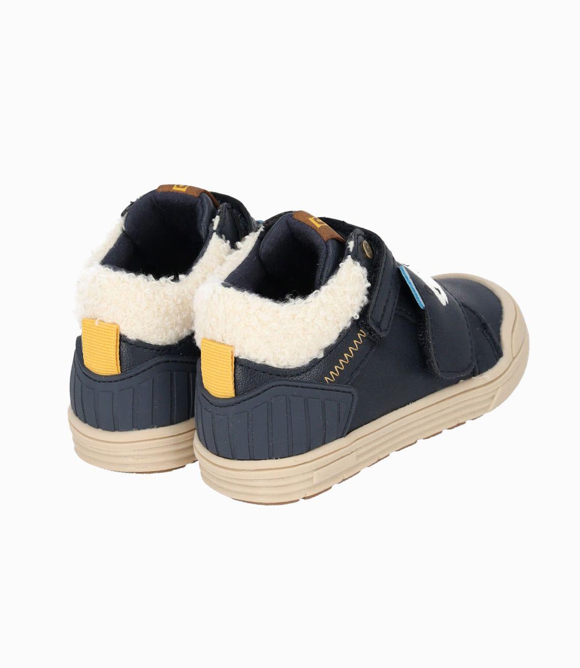 Botín bebés con diseño azul Black and Blue-2