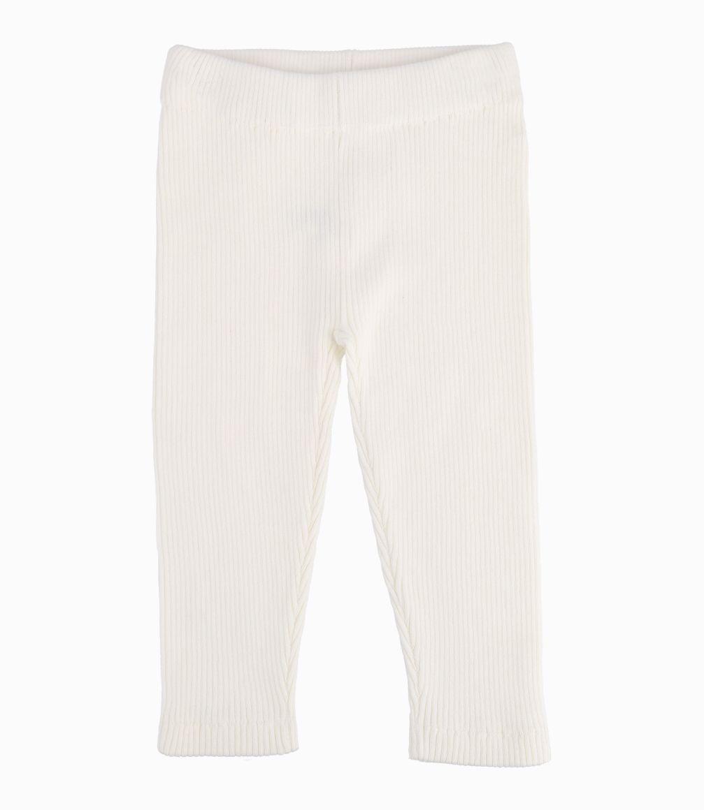 Calza Bebé Niña Acanaladas 4 Kids Crudo-0