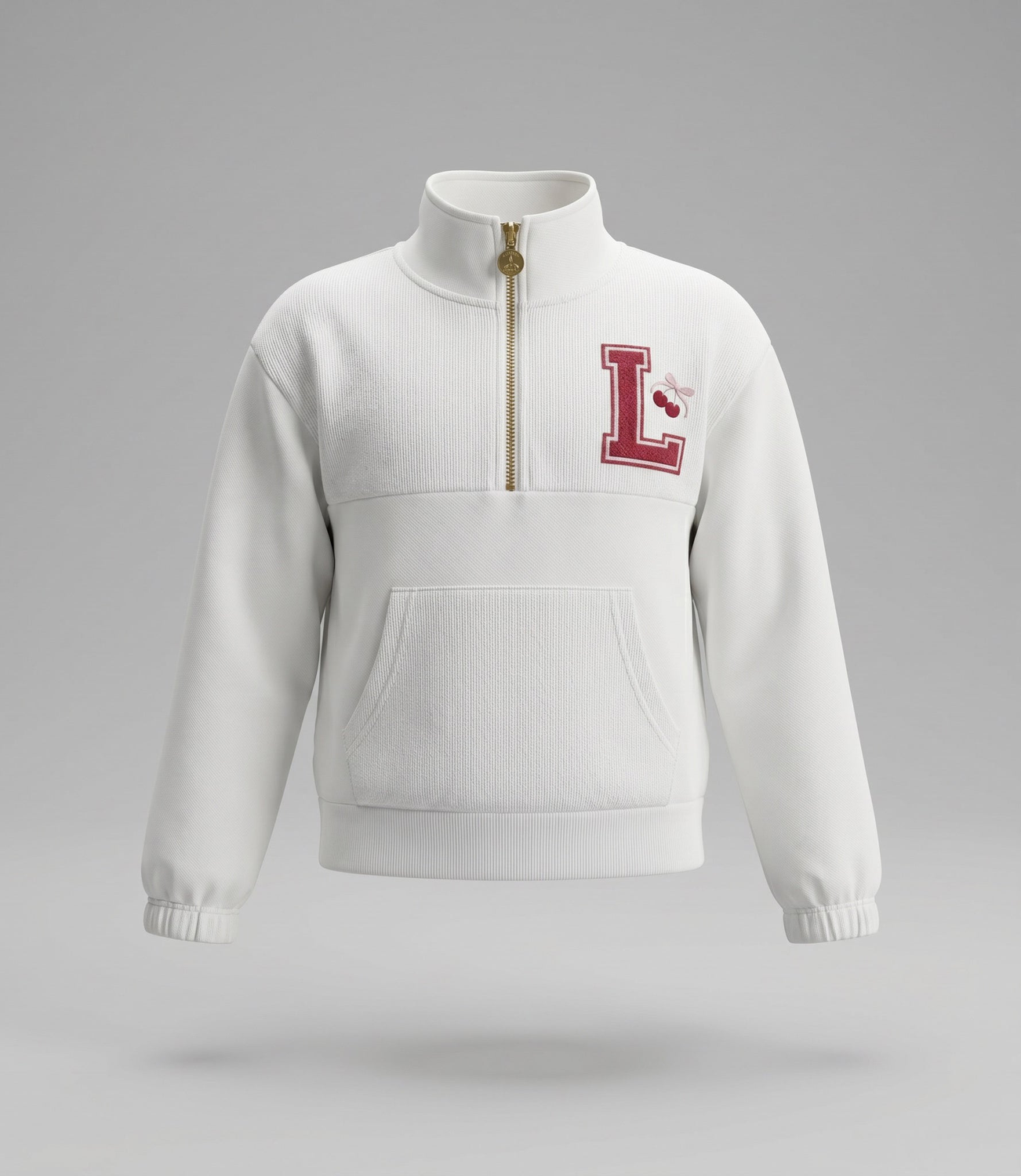 Conjunto polerón liviano y calza niña  L11221271188 frambues-2