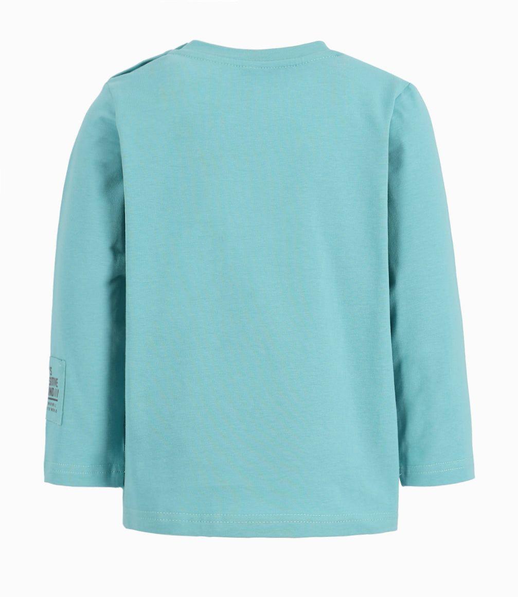 Polera bebés con relieve menta Black and Blue-2