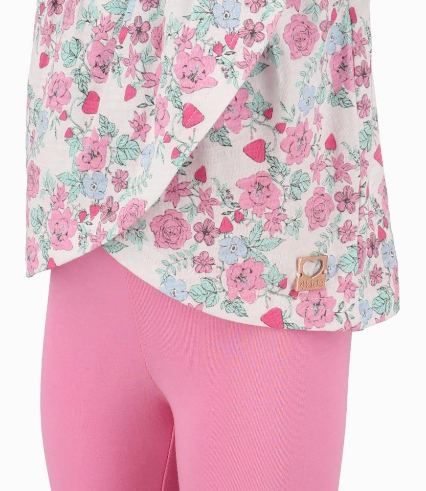 Conjunto Bebé Niña Básico Rosado-5