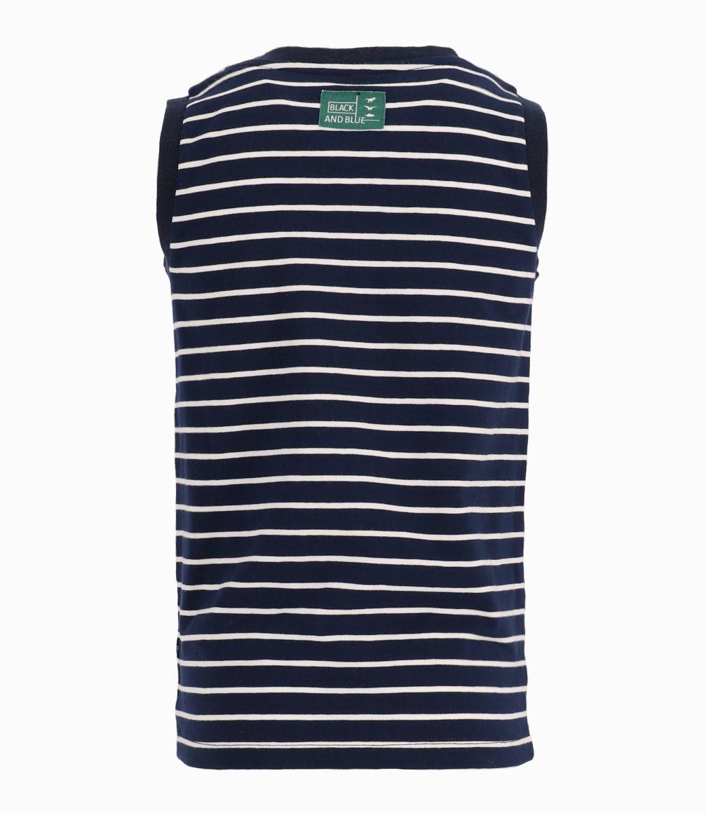 Polera Niño Con Palmeras Blanco-1