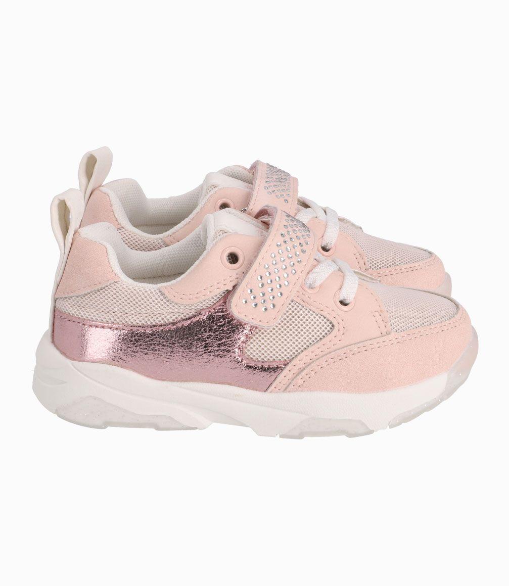 Zapatilla Con Suela Antideslizante Bebé Niña Palo Rosa Limonada-1