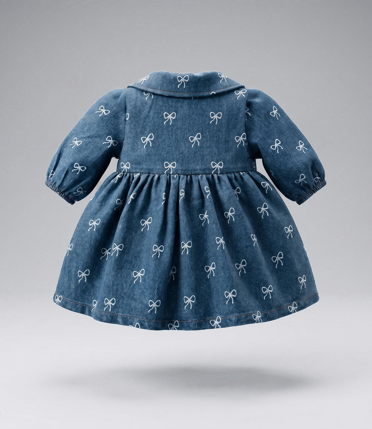 Vestido manga larga recién nacida  L13131270374 denim-1
