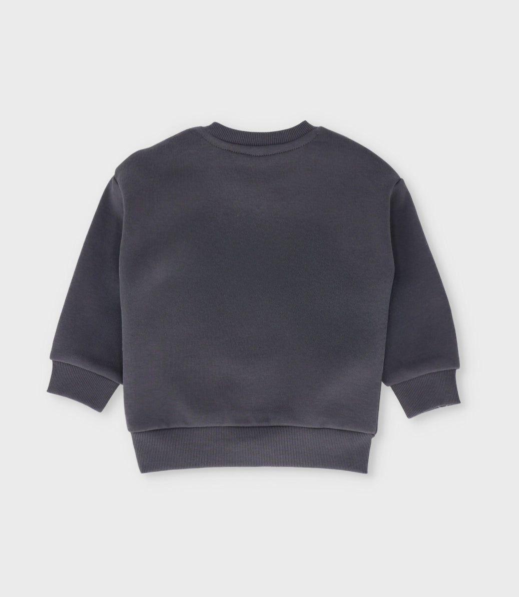 Polerón niño básico marengo Black and Blue-2