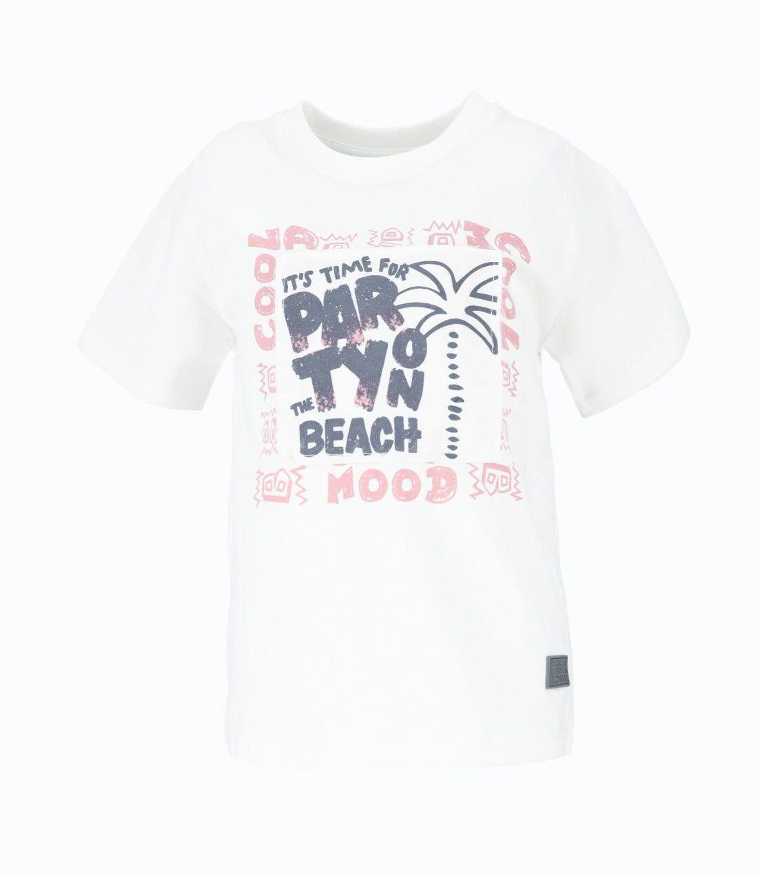 Polera manga corta niño cool mood crudo Black and Blue-1
