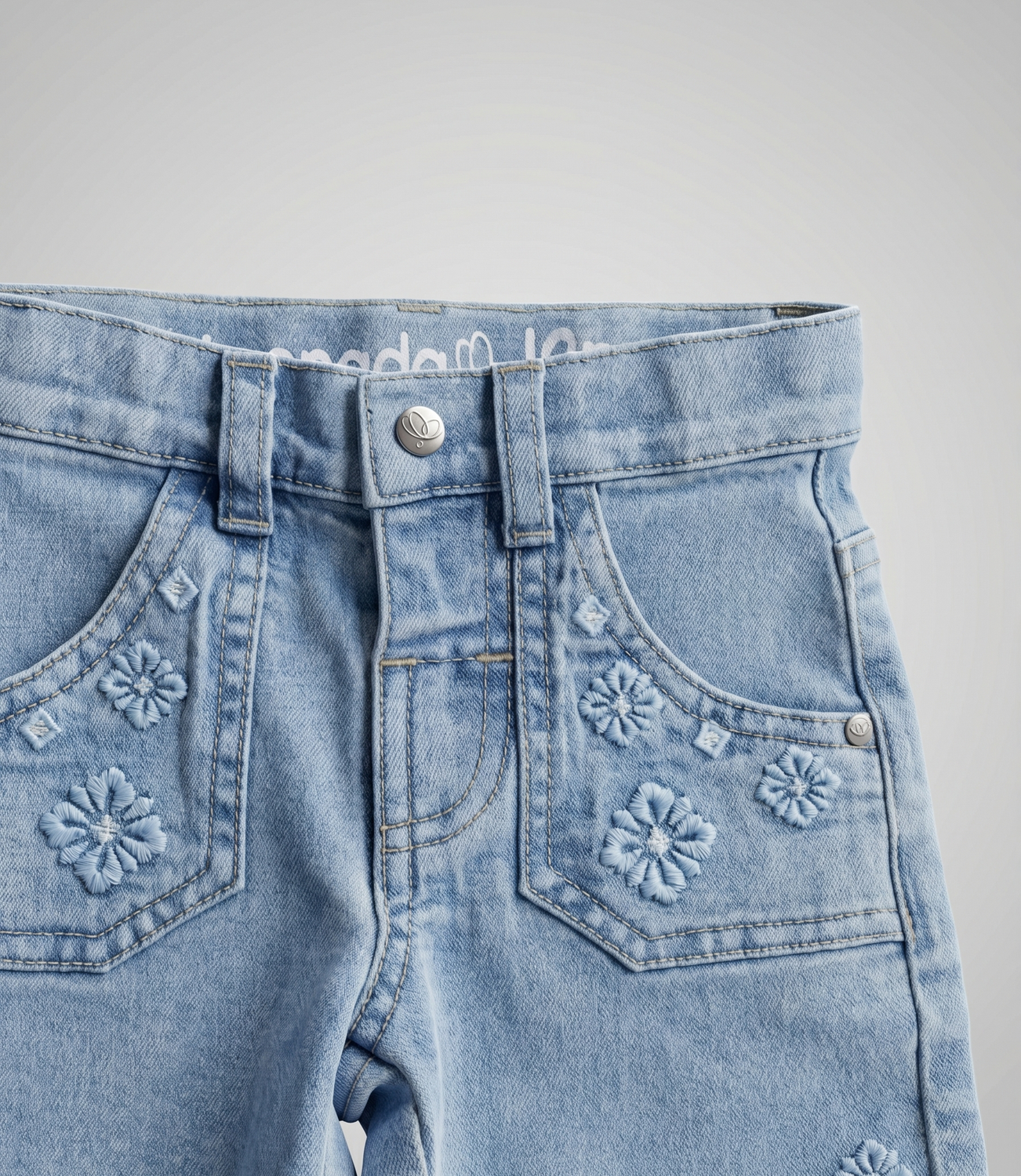 Jeans bebé boho L12111270274 denim celeste Limonada-2