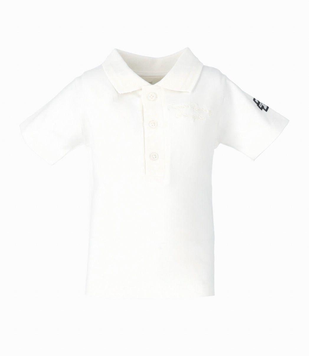 Polera manga corta bebé básica blanco 4 Kids-0