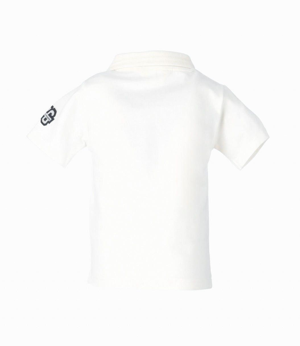 Polera manga corta bebé básica blanco 4 Kids-1