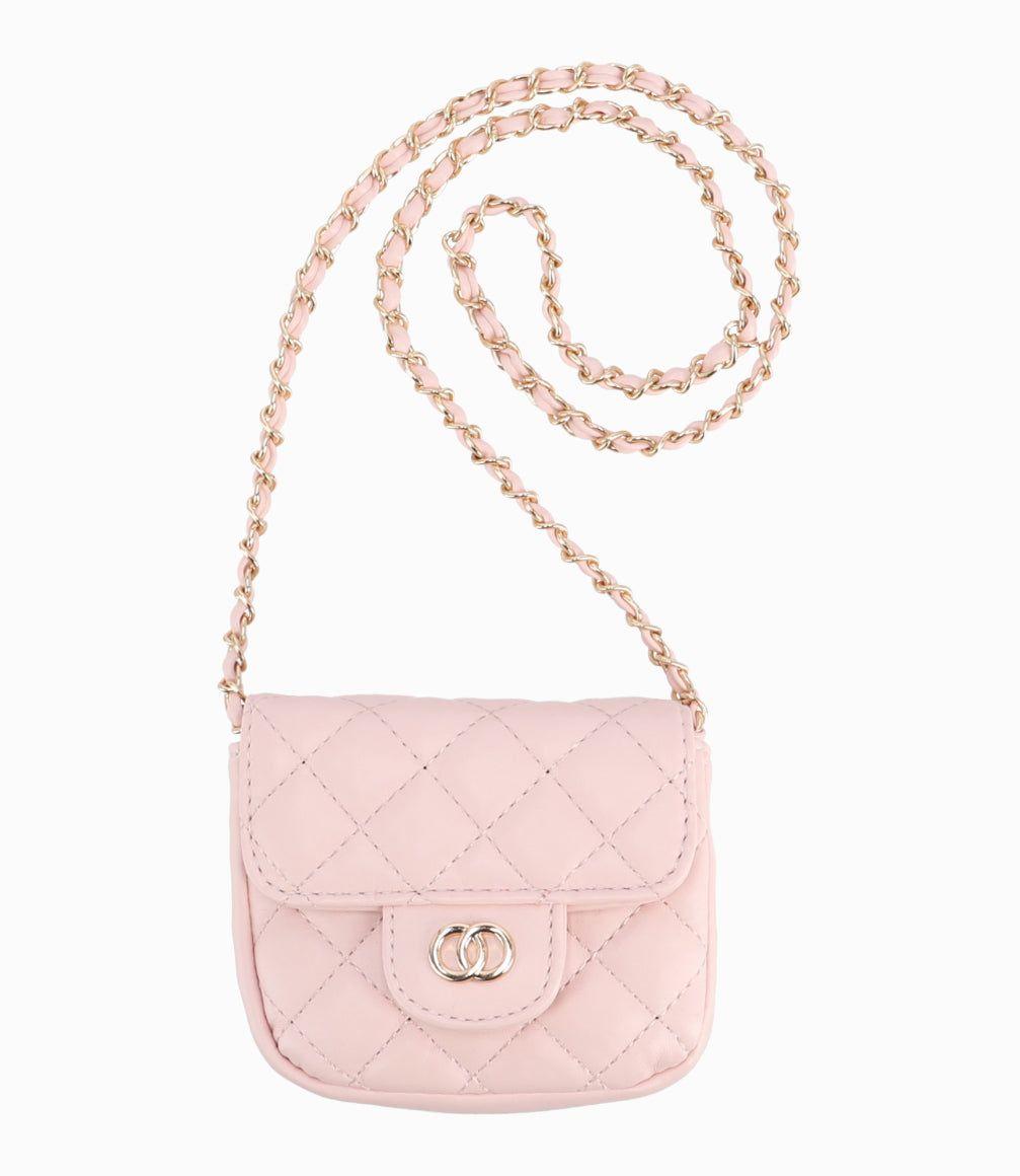 Cartera Niña Diseño Acolchado Palo Rosa-4