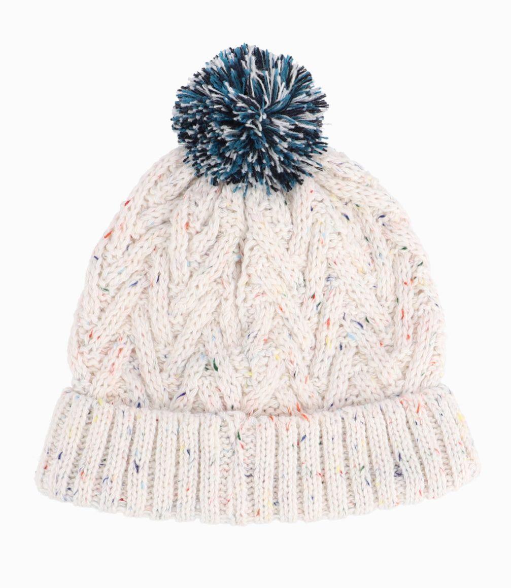 Gorro Niño Tejido Black And Blue Crudo-1
