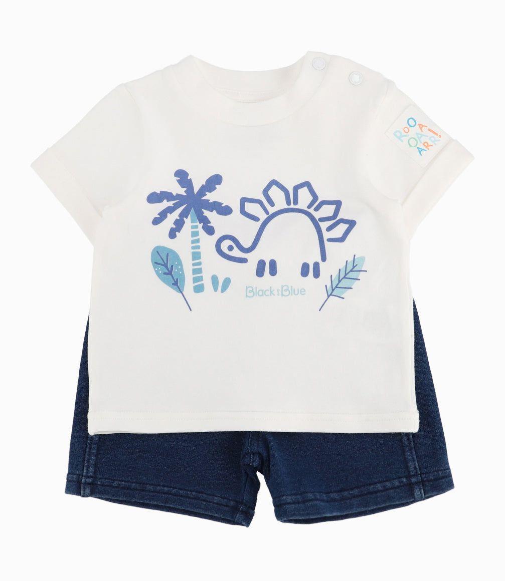 Conjunto Recién Nacido De Polera Y Bermudas-4