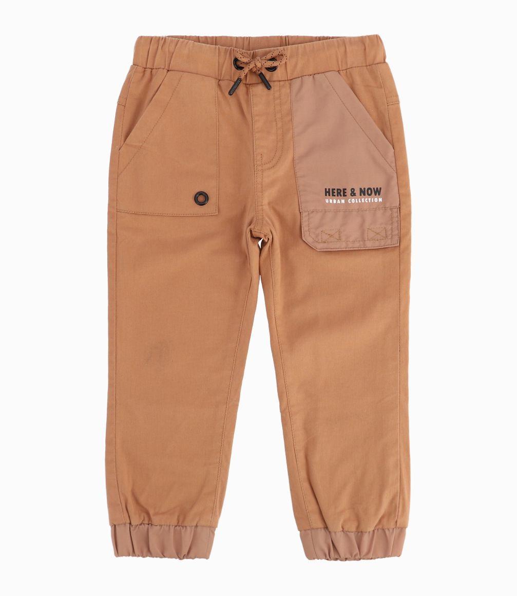 Pantalón Bebé Niño Jogger Black And Blue Camel-0
