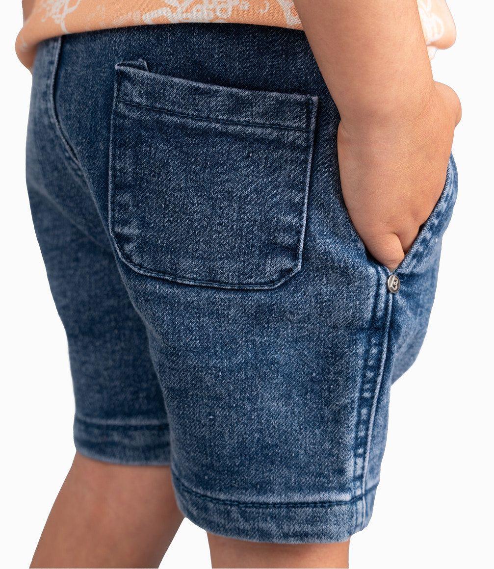 Bermuda Bebé De Denim-4