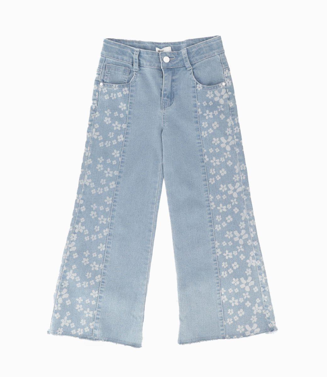 Jeans niña acanalado azul 4 Kids-0