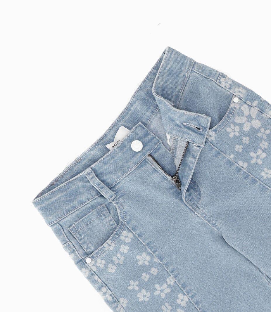 Jeans niña acanalado azul 4 Kids-2