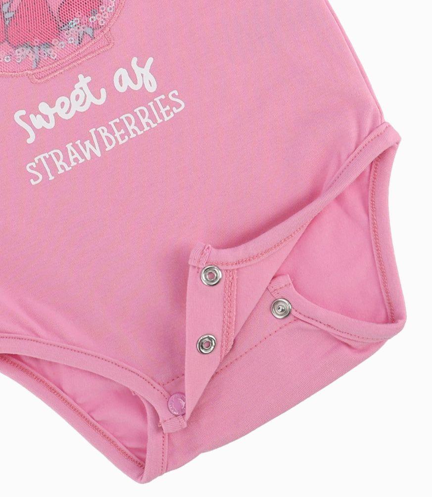 Conjunto Recién Nacida Con Vuelos Rosado-6