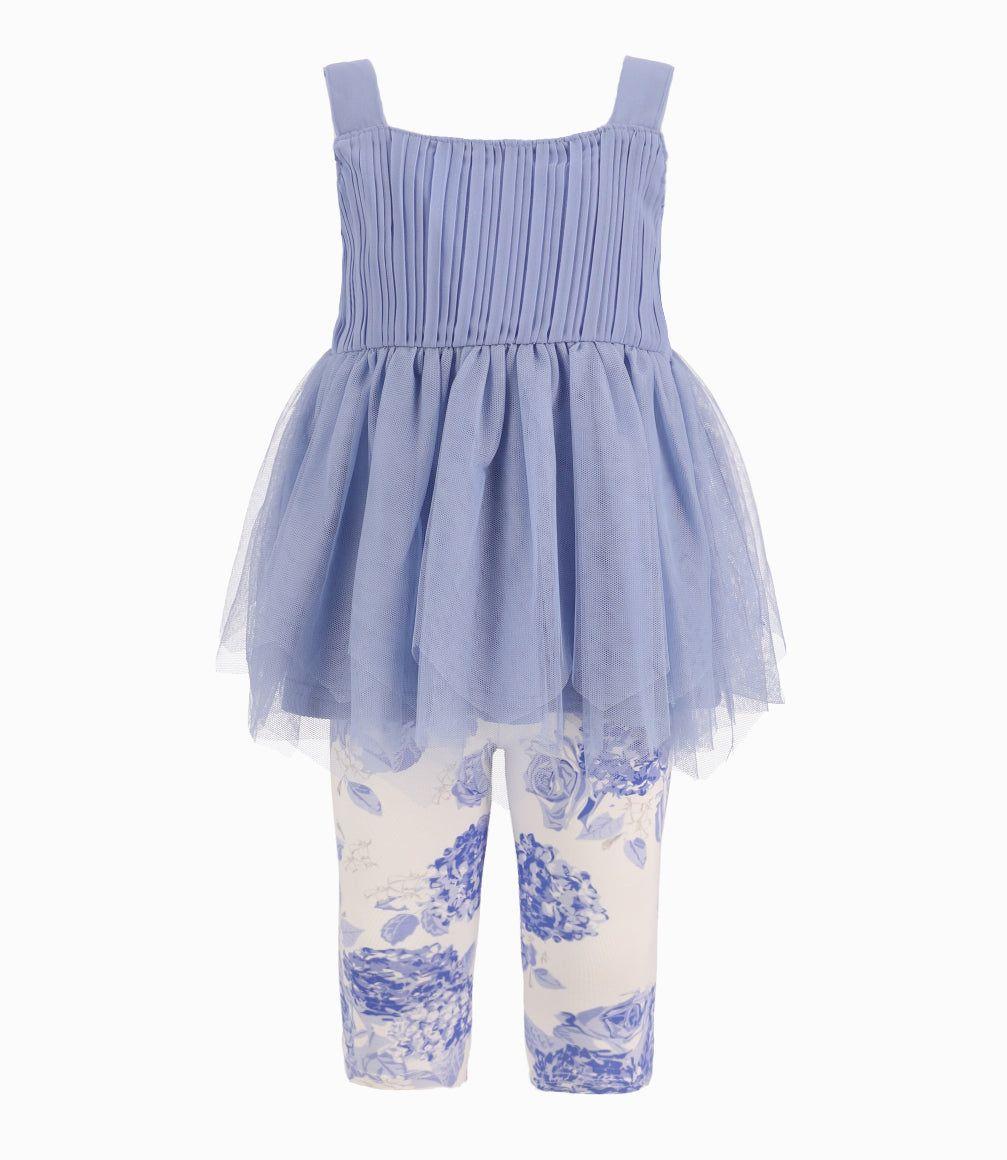 Conjunto Bebé De Vestido Y Calzas-4