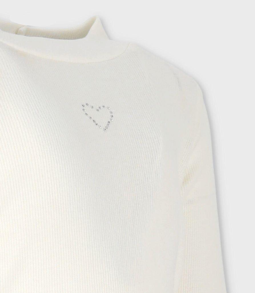 Polera niña beatle blanco Limonada-2