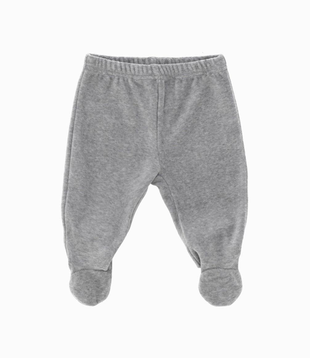 Conjunto recién nacida de polera y calzas blanco Limonada-3