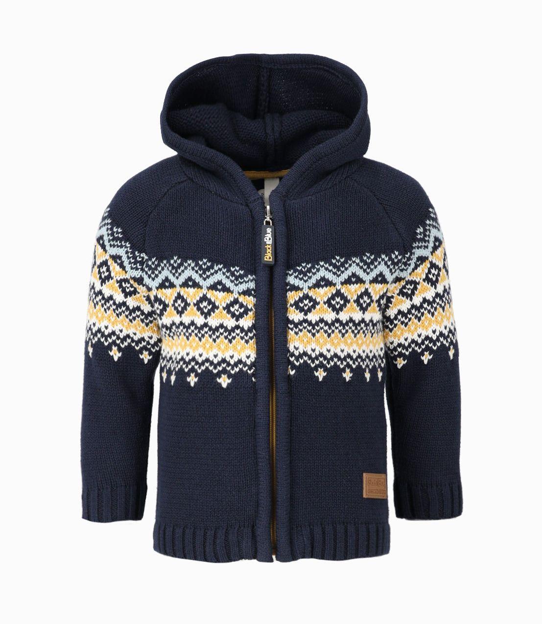 Chaleco bebés con diseño azul marino Black and Blue-0