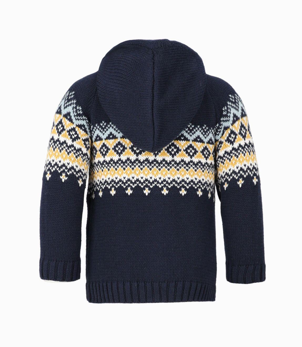 Chaleco bebés con diseño azul marino Black and Blue-1