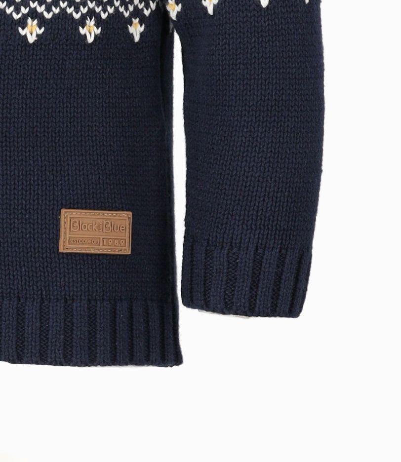 Chaleco bebés con diseño azul marino Black and Blue-2