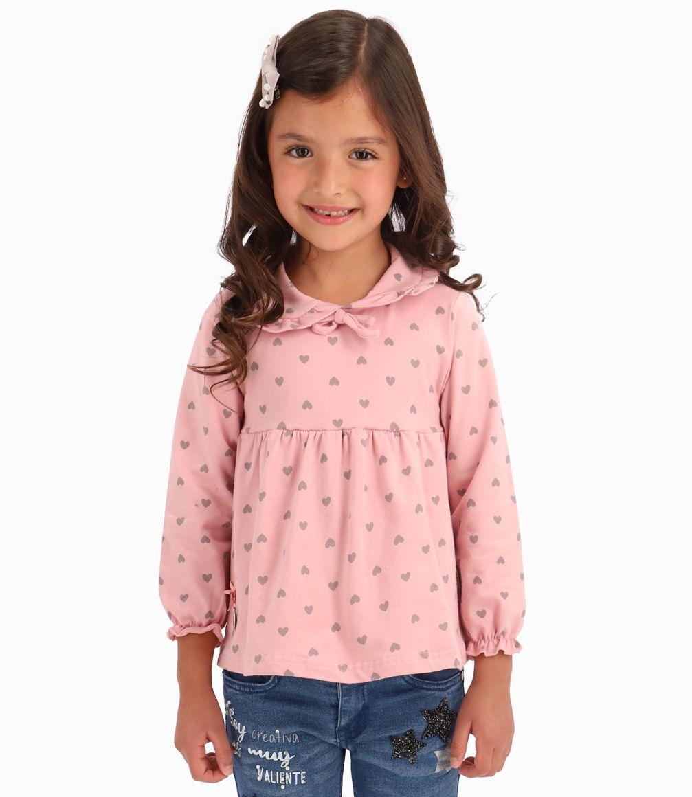 Polera Im Gorgeous Niña Palo Rosa Limonada-0