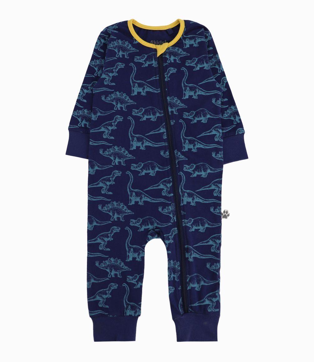Pijama Bebé Niño Enterito 4 Kids Azul Marino-0
