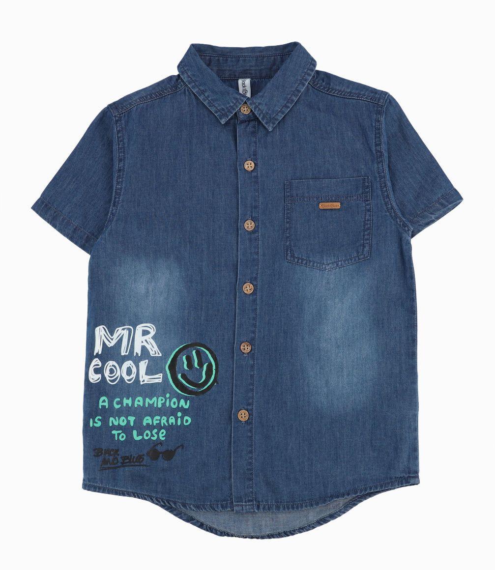 Camisa Niño De Denim-0