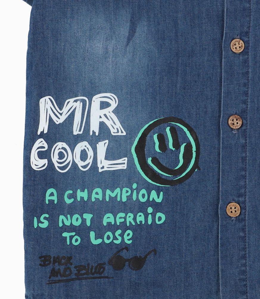 Camisa Niño De Denim-1