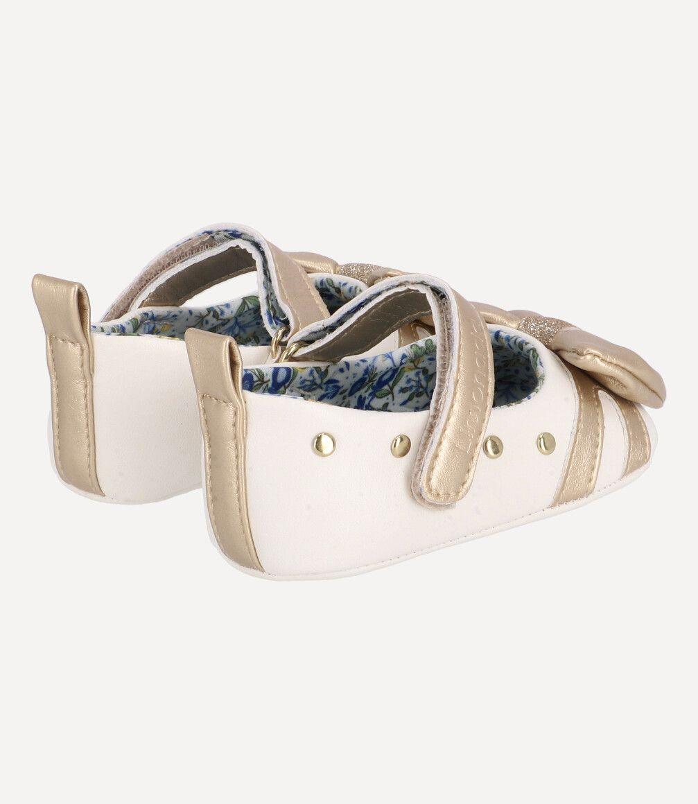 Bailarina Con Lazo Recién Nacida Blanco Limonada-2